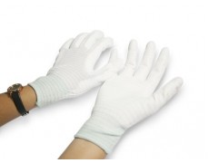 NAVI-Găng tay chống tĩnh điện phủ lòng màu trắng Size M